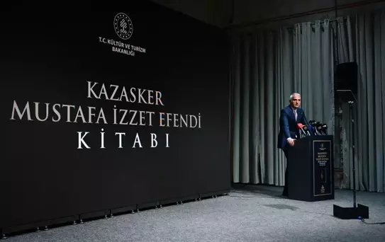 Kazasker Mustafa İzzet Efendi Kitabı Yayınlandı