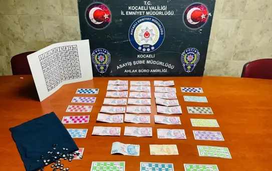 Kartepe'de Kumar Operasyonu: 7 Kişiye Ceza