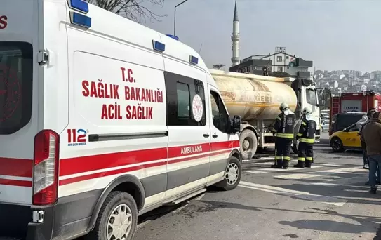 Çayırova'da Su Tankeri Yayaya Çarptı