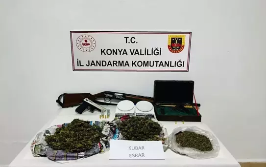 Cihanbeyli'de Uyuşturucu Operasyonu