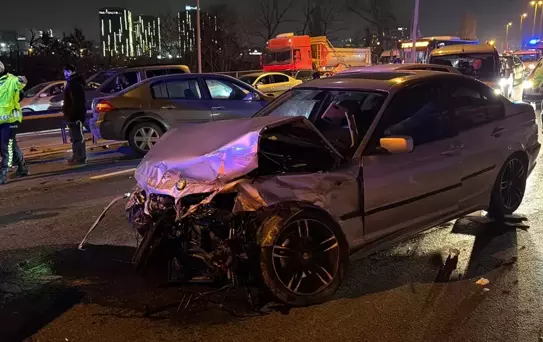 Küçükçekmece'de Zincirleme Kaza