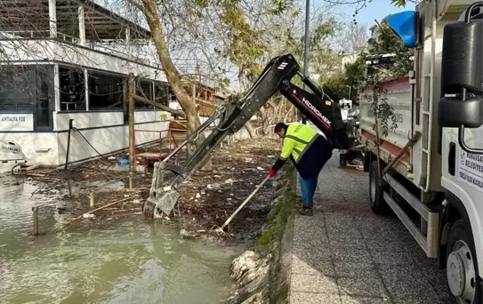 Manavgat'taki Taşkın Sonrası Temizlik Çalışmaları