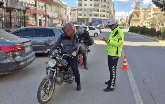 Midyat'ta Motosiklet Denetimi