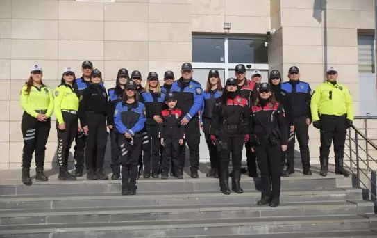 DMD Hastası Çocuğun Polislik Hayali Gerçekleşti