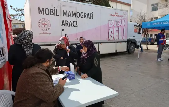 Orta'da Mobil Mamografi Hizmeti Başladı