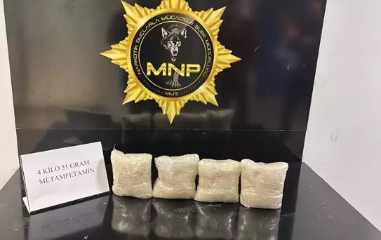Muş'ta Uyuşturucu Operasyonu: 4 Kilo Ele Geçirildi