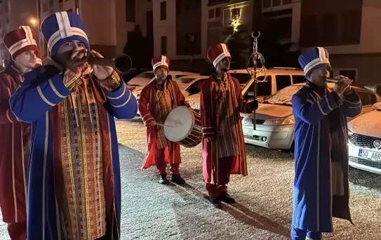 Nevşehir'de Sahurda Mehter Coşkusu