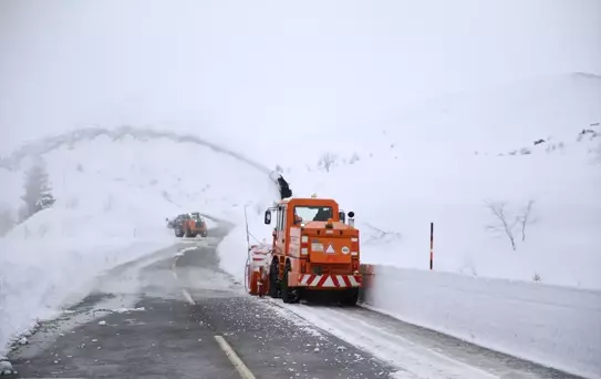 Ordu'da Karla Mücadele Devam Ediyor