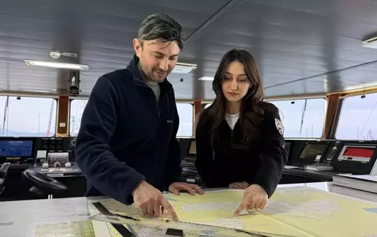 Kadın Mühendis Oruç Reis'te Sismik Operasyonları Yönetiyor