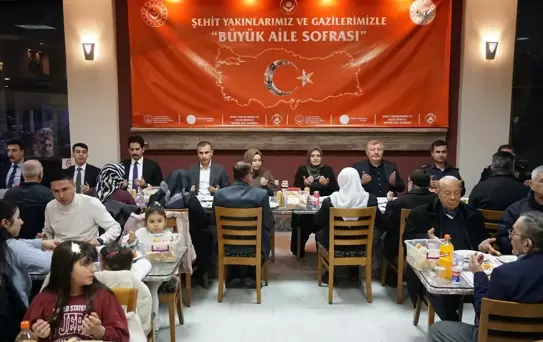 Osmancık'ta şehit aileleri ve gaziler 'Büyük Aile Sofrası'nda buluştu