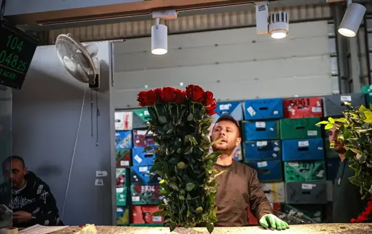 Kadınlar Günü Öncesi Çiçek Mezadı Canlandı