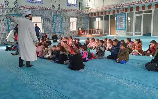 Miniklerden Cami Ziyareti