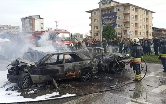 Samsun'da Trafik Kazası: 7 Yaralı