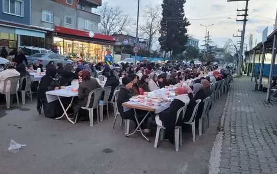 Çarşamba'da Birlik Sofrası Kuruldu