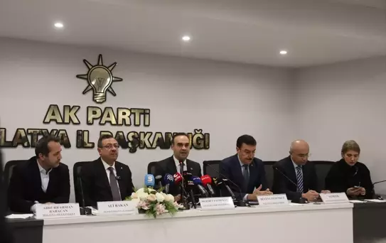 Sanayi ve Teknoloji Bakanı Kacır, Malatya'da konuştu Açıklaması