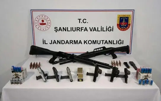 Şanlıurfa'da Silah Kaçakçılığı Operasyonu