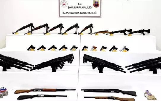 Şanlıurfa'da Silah Kaçakçılarına Operasyon