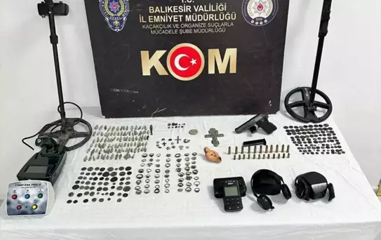 Savaştepe'de Tarihi Eser Kaçakçılığı Operasyonu