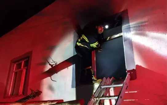 Kurtalan'da Ev Yangını