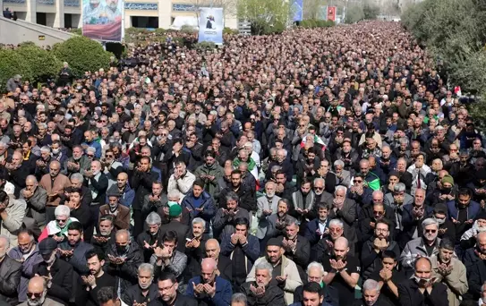 Tahran'da ABD ve İsrail Aleyhine Gösteri