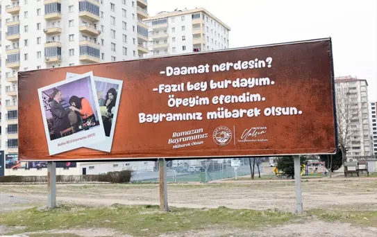 Kayseri'de Yeşilçam Temalı Bayram Tebriği