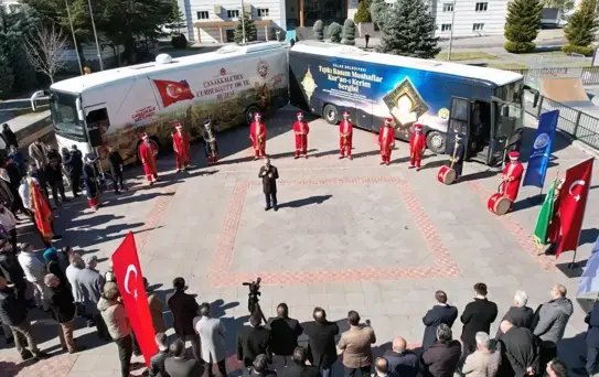 Talas'ta otobüslere kurulu 2 gezici müzenin açılışı yapıldı