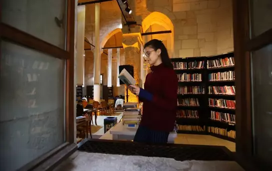 Tarihi Kiliseye Taşınan Kütüphane 65 Bin Ziyaretçi Ağırladı