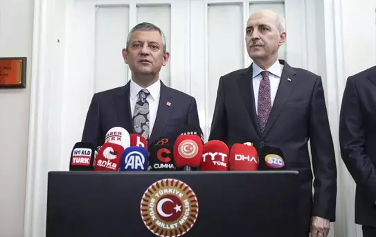 TBMM Başkanı Kurtulmuş, CHP Genel Başkanı Özel'i ziyaret etti