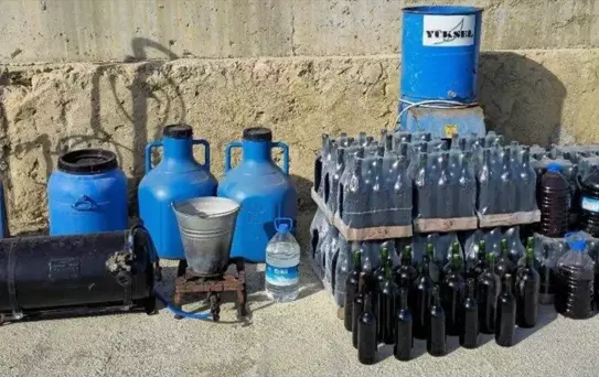 Şarköy'de 425 Litre Sahte İçki Ele Geçirildi