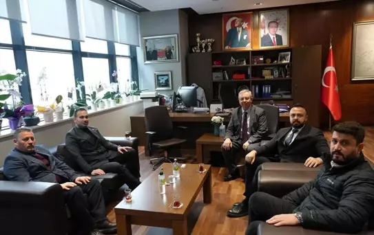 MHP Başkanı Şirin Hastane Başhekimi Tabakoğlu'nu Ziyaret Etti