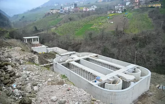 Düzköy Atıksu Tesisini İnceledi