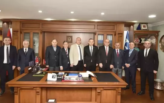 Vali Şahin, TESOB Başkanı Kara'yı Ziyaret Etti