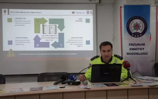 Yeni düzenlemeden sonra kentteki ilk ceza bir polise kesildi