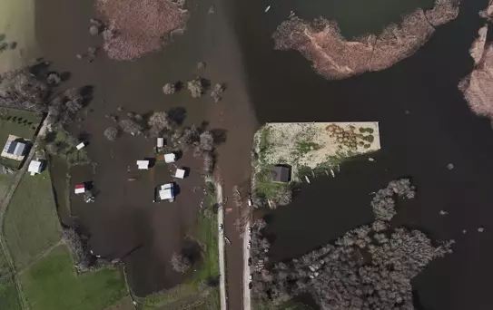 Uluabat Gölü'nde Su Baskını
