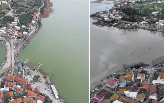 Uluabat Gölü'nde Su Seviyesi Yükseldi