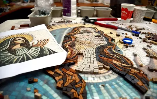 Belgin Aynur'un Mozaik Sanatı