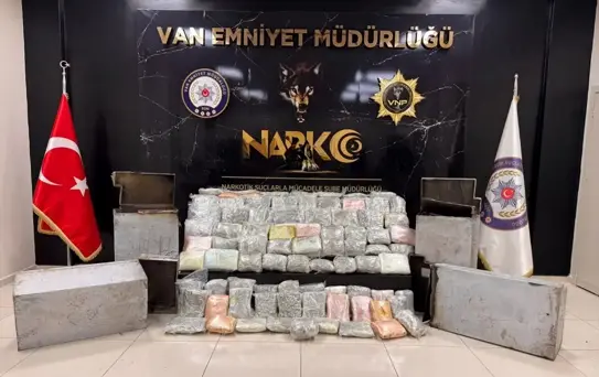 Van'da Uyuşturucu Operasyonu: 68,5 kg Skunk Ele Geçirildi