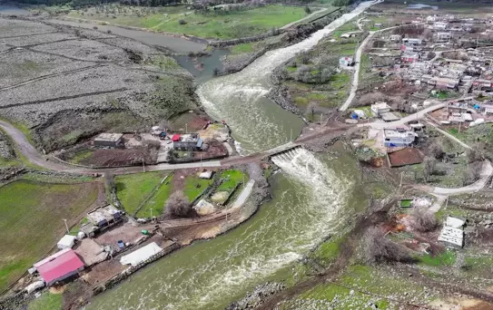 Devegeçidi Barajı'ndaki Su Seviyesi Arttı