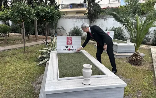 Yunanistan'daki Türk Şehitliği'nde 18 Mart Şehitleri Anma Günü vesilesiyle tören düzenlendi