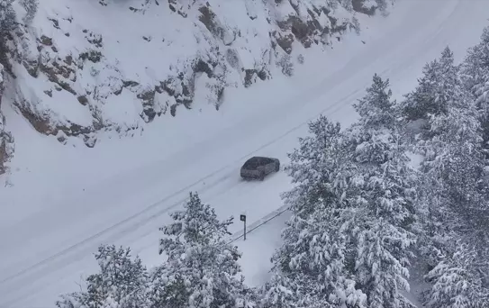 Zigana Dağı'nda Kar Yağışı