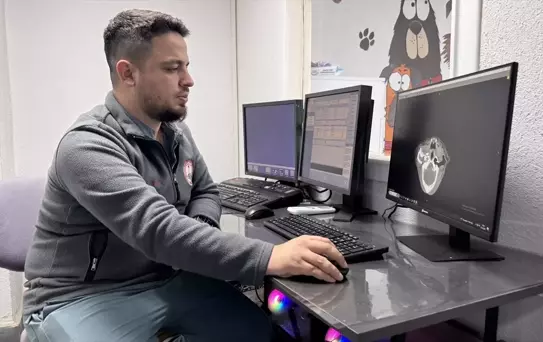 Zonguldak'ta Tümörlü Köpek İyileşti