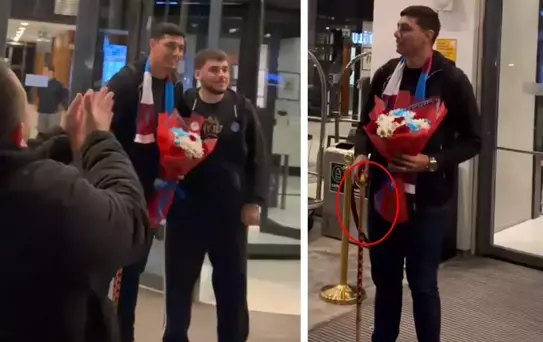 Oscar Cardozo, Trabzonspor-Fenerbahçe derbisi için Türkiye'ye geldi! Elindeki bastona dikkat