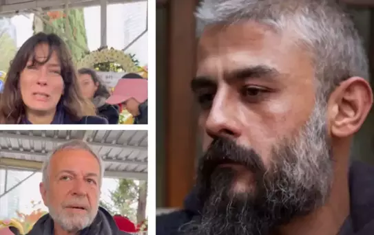 Rol arkadaşları Kanbolat Görkem Arslan'ı gözyaşlarıyla uğurladı