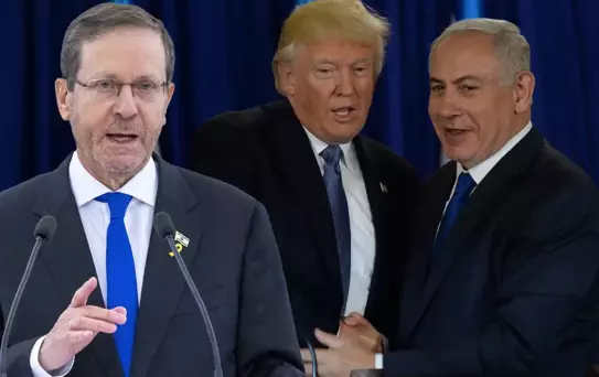 Trump'tan Netanyahu fırçası! Herzog'dan tek cümlelik yanıt geldi