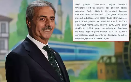 Yusuf Alemdar'ın biyografisindeki bilgiye üniversiteden yalanlama: Bizden mezun olmadı
