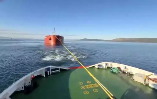 Çanakkale Boğazı'nda Gemi Arızası