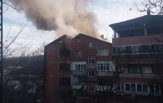 Beycuma'da Apartman Yangını