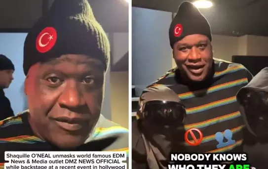 Cumhurbaşkanı Erdoğan ile basketbol oynayan Shaquille O'Neal, Türk bayraklı şapka ile video paylaştı