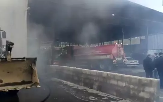 Gaziantep'teki Biber Fabrikasında Yangın