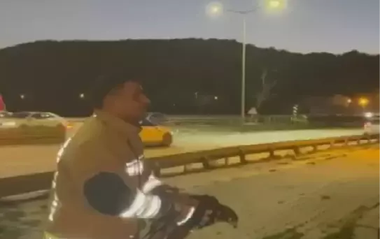 Karaçay'da Şahin Kurtarıldı